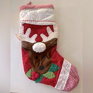 Pottery Barn Kids Reindeer Christmas Stocking